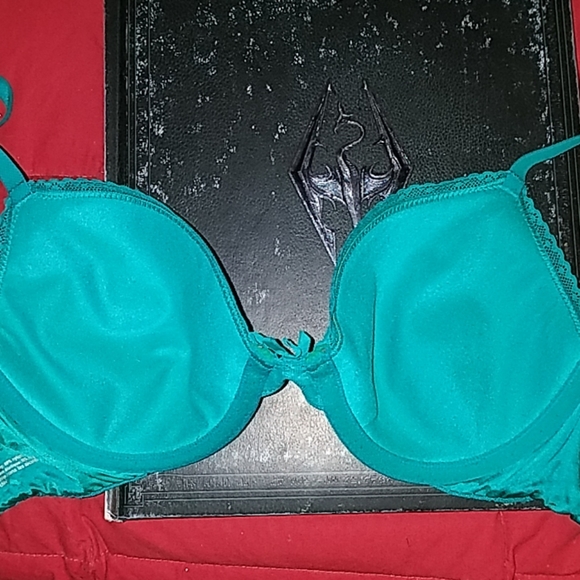 FREE❣️💚 AERIE 🍀 Emerald green clover Sophie 32b bra 🆓🆓🆓FREEW/$25BUNDLE❣️ - Picture 4 of 7